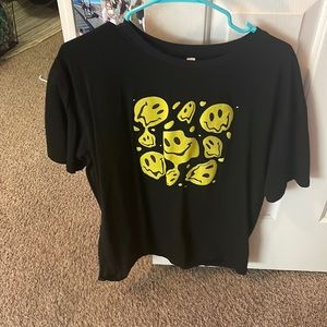 Melting Smiling face T shirt